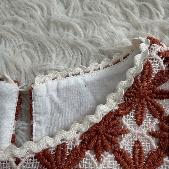 Sezane Reneka Dress Caramel Ecru - Picture 10 of 10